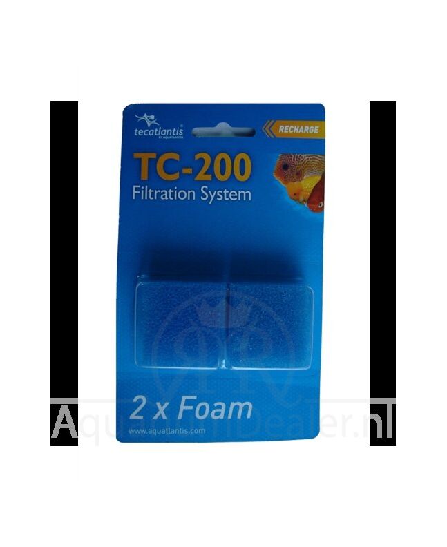 Aquatlantis Filterspons Fijn Voor Tc200 2 Stuks